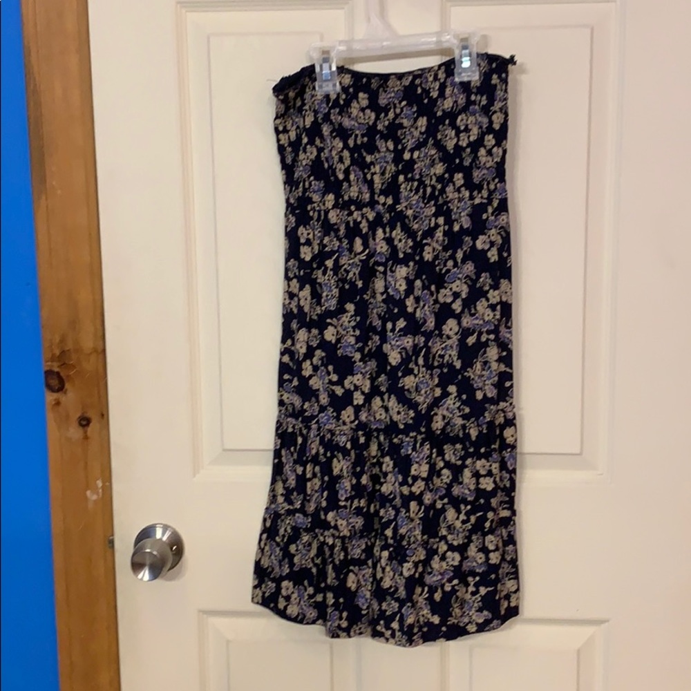 Express strapless dress